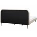 Beliani Cama com estrado Bouclé FLAYAT 193x215 Bege