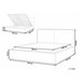 Beliani Cama baú Bouclé MOISSAC 197x224 Bege