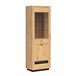 Vitrina LED de 2 portas Glenn Madeira