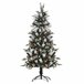 Árvore de Natal PVC, PE, Aço HOMCOM, casa - natal Verde
