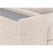 Chaise longue com cama HOXTON Bege