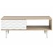Beliani Mesa de jantar TACOMA 60x120 Castanho