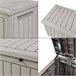 Arca de exterior  Filetto 250 L plástico Bege