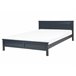 Beliani Cama com estrado Pinho OLIVET 168x208 Azul