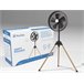 Exclusivo ventilador de tripé vintage Preto