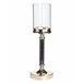 Beliani Candelabro ABBEVILLE Preto/ Dourado