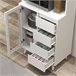 Armário de Cozinha MDF HOMCOM, casa - móveis de armazenamento Branco