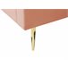 Beliani Cama com estrado Veludo MARVILLE 162x225 Areia