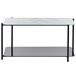 Beliani Mesa de centro GLOSTER 77x47 Preto