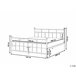 Beliani Cama com estrado Metal LYNX 161x209 Preto