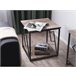 Beliani Mesa de apoio FORRES 56x56 Castanho
