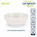 Conjunto de 6 taças para aperitivos em porcelana coleção VESSIA Branco