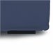 Sofá modular de 2 lugares com península esquerda Azul Marino