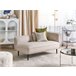 Beliani Chaise longue Bouclé CHEVANNES Bege
