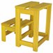 Banco em escada Amarelo