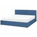 Beliani Cama com estrado Poliéster DREUX 191x214 Azul