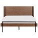 Beliani Cama MDF LIBERMONT 164x208 Castanho