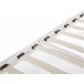 Beliani Cama com estrado Metal LYRA 162x209 Branco