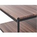 Beliani Mesa de comedor BALLINA 100x52 Castanho