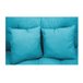  Acomoda Textil - Almofadas de sofá em paletes com capa amovível. 120x50 Azul