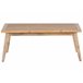 Beliani Conjunto lounge Madeira de acácia MERANO Branco/ Bege