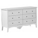 Beliani Cómoda WINCHESTER 130 Branco