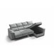 Chaise longue reversível com arrumação PALA Cinza Claro