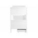 Beliani Beliche Pinho ALBON 97x208 Branco