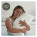 Almohada Viscoelástica Aloe Vera Infantil 30x50cm con Bolsa Transporte 30x50 Branco/cinza
