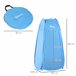 Barraca de banho Tecido de Poliéster 190T Outsunny Azul