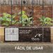 4 Treliças de Jardim aço Outsunny, varanda e jardim - jardinagem Preto