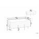 Beliani Tamborete Veludo DAYTON 93x48 Cinza Claro