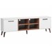 Beliani Mesa de TV ALLOA 180 Branco