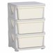 Organizador de Brinquedos PP HOMCOM Cru