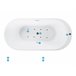 Beliani Banheira de interior NEVIS 80x170 Branco