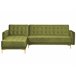 Beliani Sofá-cama Veludo ABERDEEN Verde
