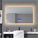 Espelho de banheiro LED redondo 120x4 Transparente