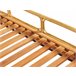Beliani Cama com estrado Rattan/vime FLORENTINE 187x207 Castanho