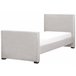 Beliani Cama Veludo TEENIE 98x230 Azul Claro