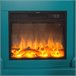 Lareira Eléctrica De Parede Turquoise FUEGO-ALBERTO-TURQUESA Turquesa