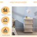 Organizador de Brinquedos PP HOMCOM Cru