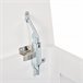 Baú de Armazenamento MDF HOMCOM, casa - móveis de armazenamento 81 Branco