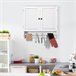 Armário Casa de Banho de Parede MDF kleankin 60 Branco