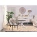 Mesa de jantar extensível CINTHYA Branco