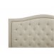 Beliani Cama com estrado Poliéster AUREL 174x216 Bege