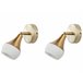Beliani Candeeiro de parede ANTLER Dourado