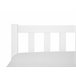 Beliani Cama com estrado Pinho FLORAC Branco