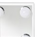 Espelho de Maquilhagem Metal, Vidro e ABS HOMCOM Branco