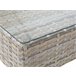 Beliani Conjunto lounge LANCIANO Cinza