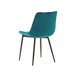 Beliani Silla de comedor MELROSE Turquesa